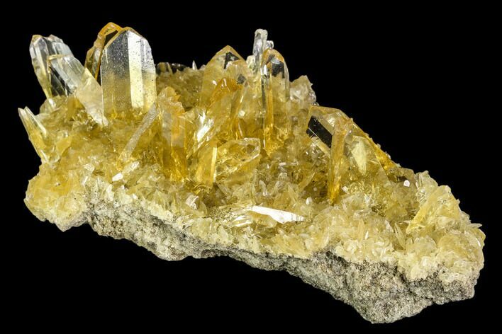 Selenite Crystal Cluster (Fluorescent) - Peru #108612